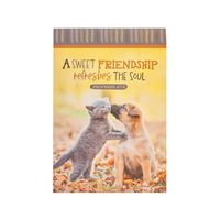 Sweet Friendship Puppy & Kitten Notepad