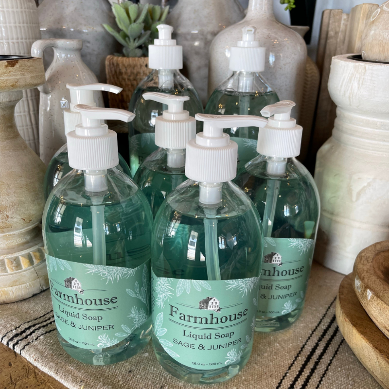 sage and juniper hand soap