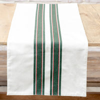 Green Snowflake Table Linen