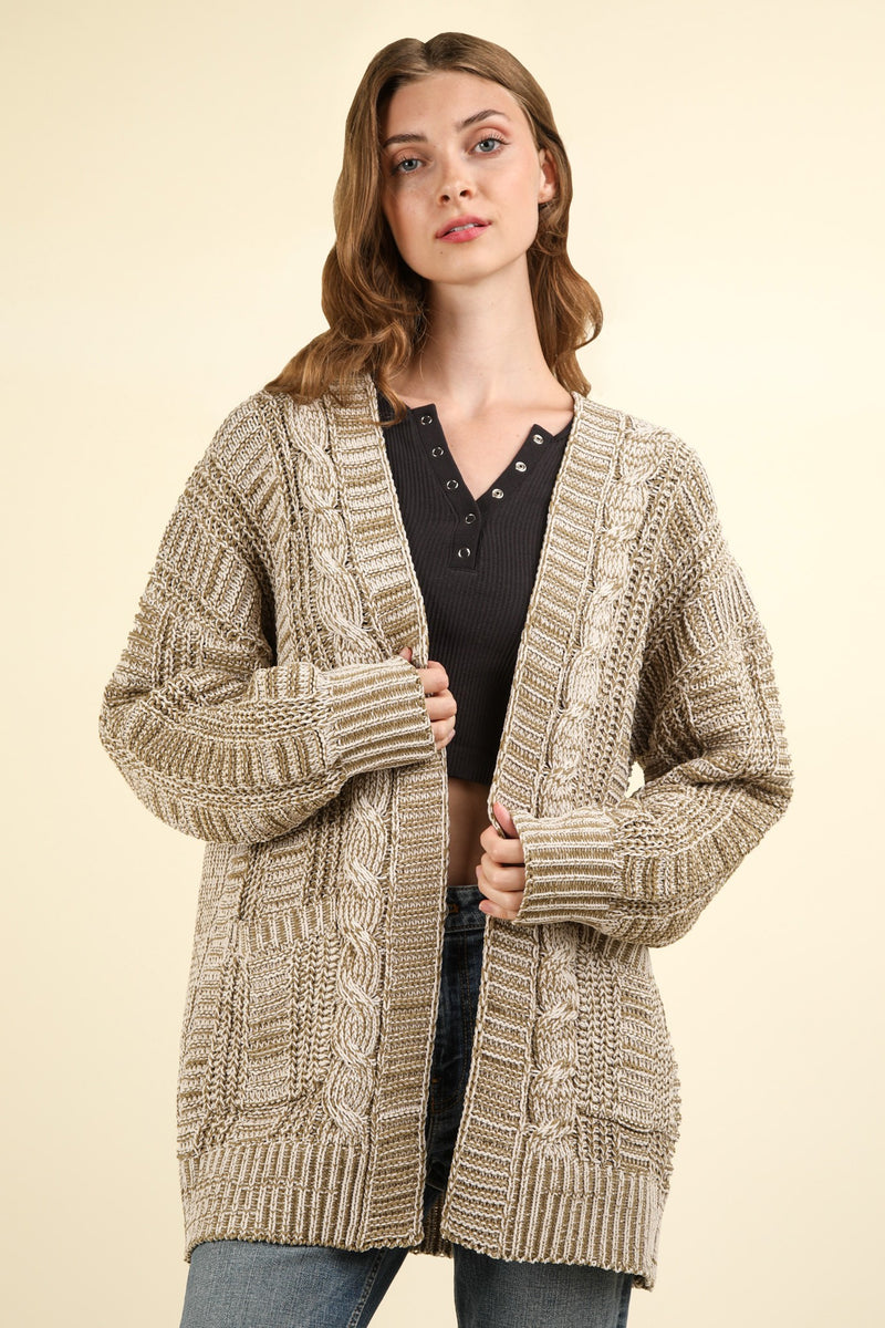 Two-Tone Cardigan