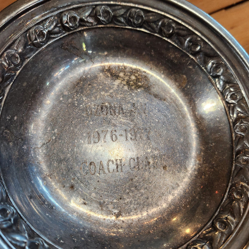 Vintage Silver Bowl with Special Engraving