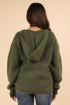 V-Neck Sweater Hoodie