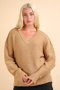 Oversized V-Neck Sweater