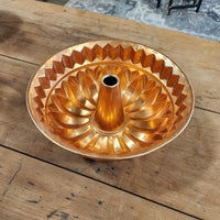 Vintage Copper Fluted Mold