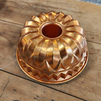 Vintage Copper Fluted Mold