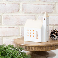 Ceramic Tealight Church