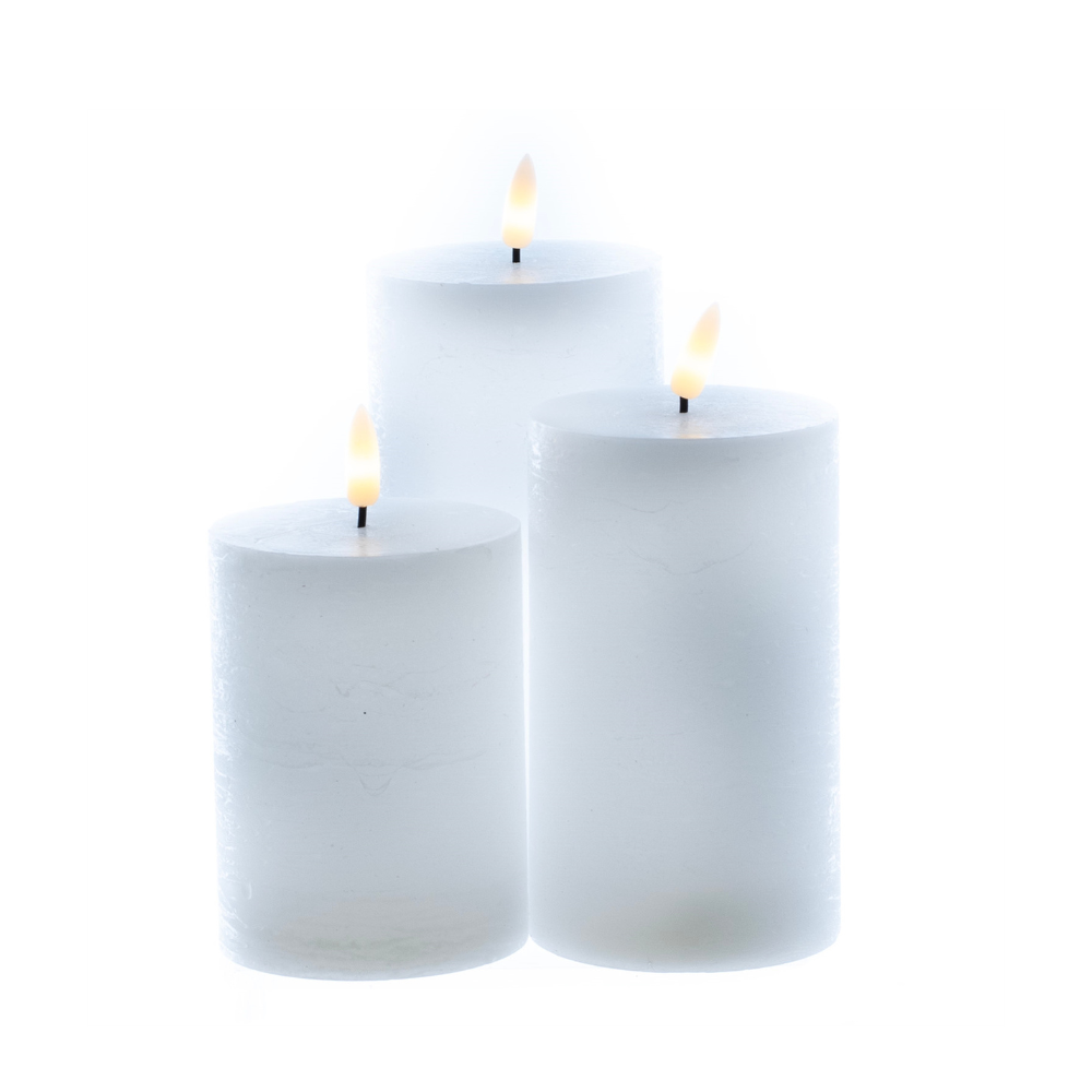 White Flameless Candle