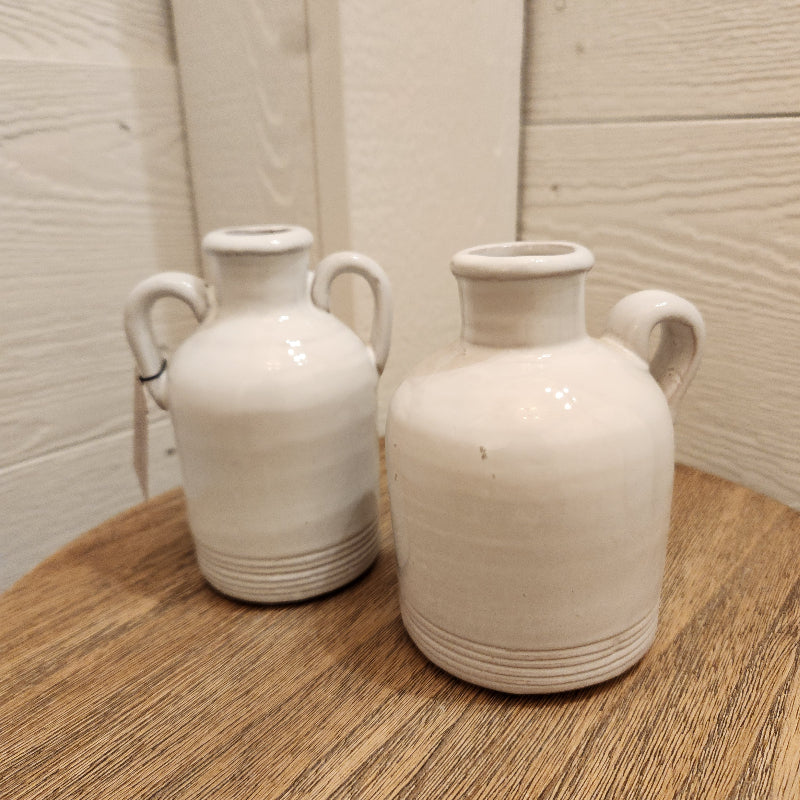 White Jug Vase