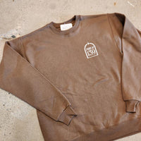 wonderfully made brown crewneck sweatshirt