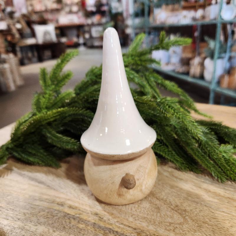 wood white gnome wide