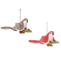 Wool Bird Ornament