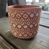Terracotta Patterned Pot