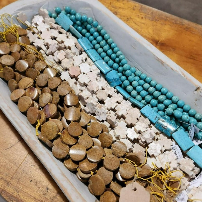 Natural Stone Bead Garland