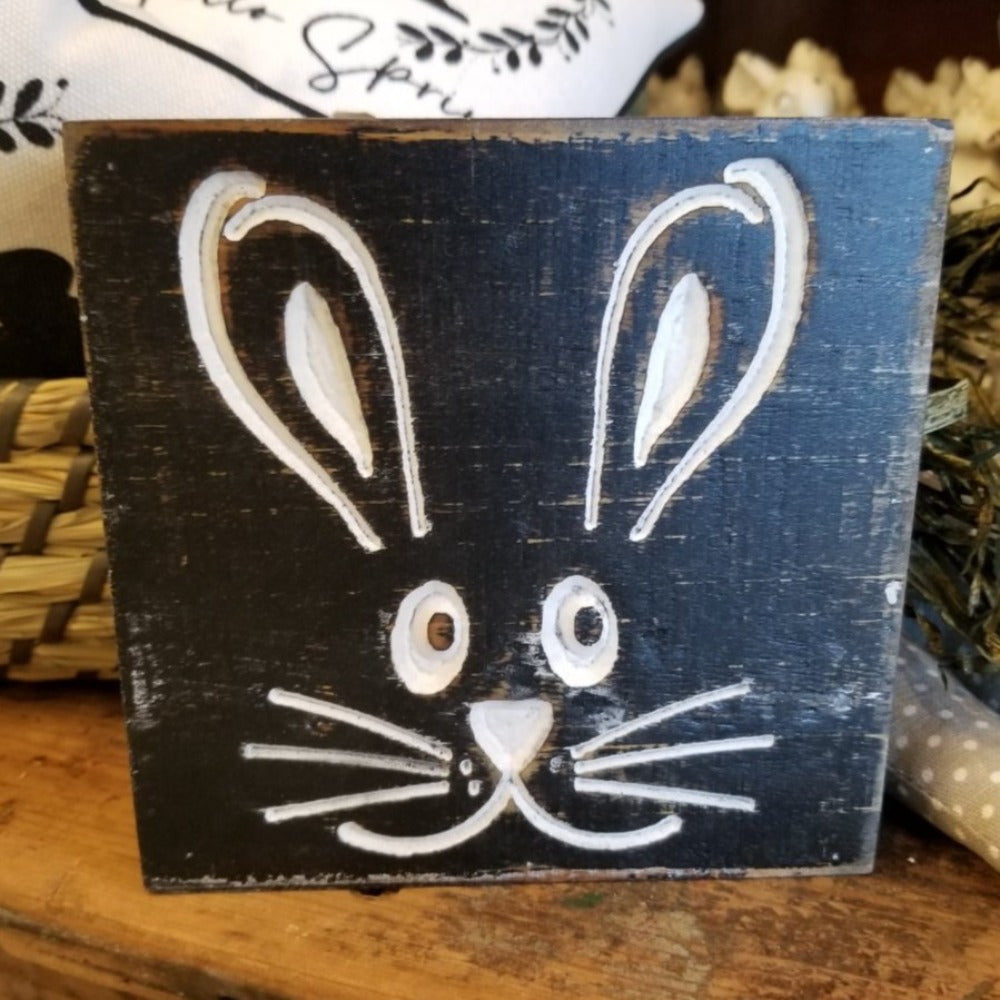 Wood Bunny Block