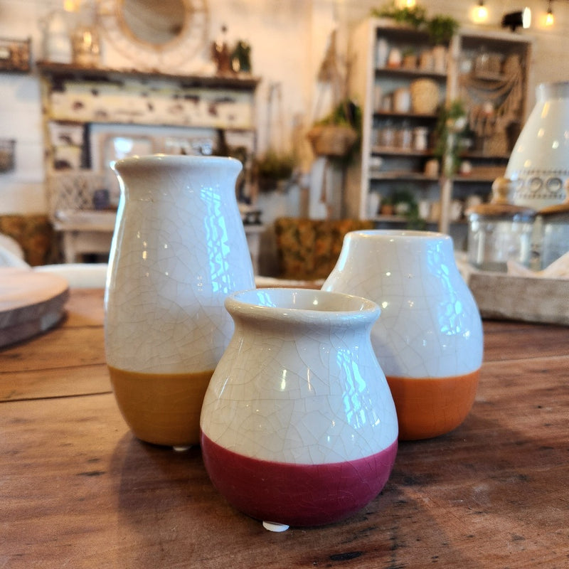 Colored Bottom Vase