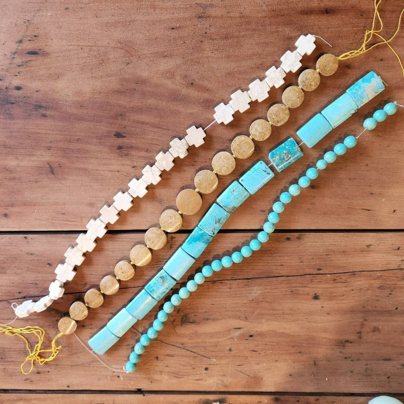 Natural Stone Bead Garland
