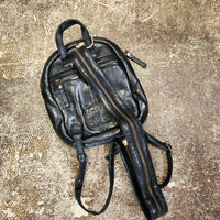 Small Leather Backpack Sling