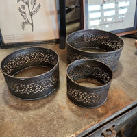 Tin Filigree Tray