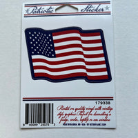 USA Flag Patriotic Mini Vinyl Stickers