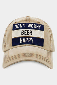 Don't Worry Beer Happy Hat