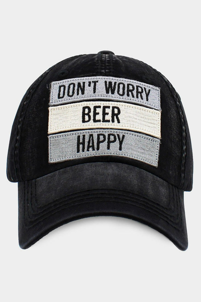 Don't Worry Beer Happy Hat