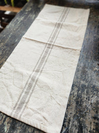 Grain Sack Striped Runner