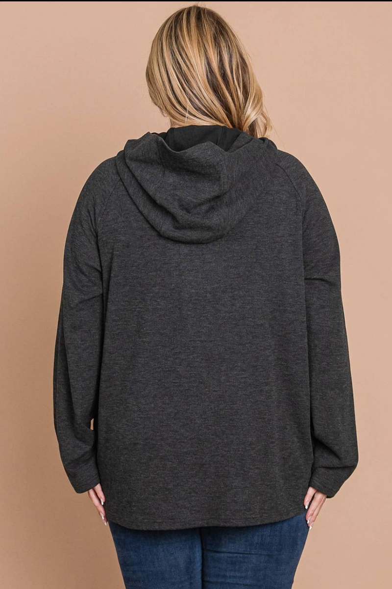 Hooded French Terry Pullover
