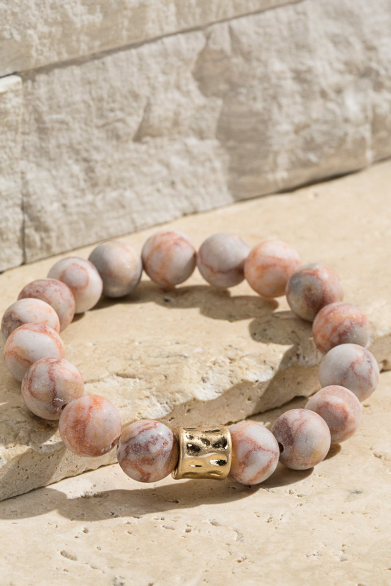 Matte Natural Stone Bracelet