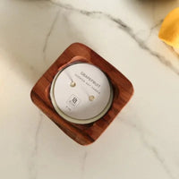 Wood Block Soy Candle