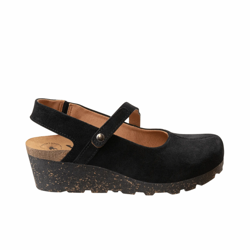 OTBT Prog Black Wedge Clog