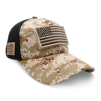 USA Flag Removable Patch Hat