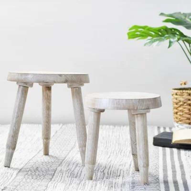 whitewashed-wood-stool